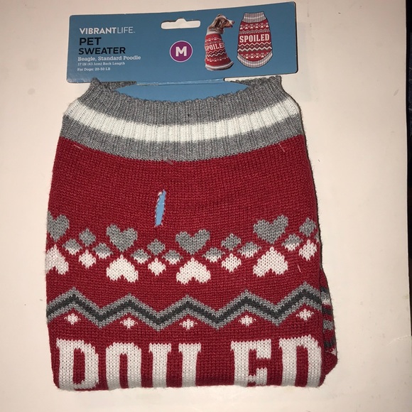 NWOT Knitted Pet Sweater - Picture 1 of 12